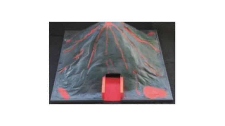 Volcano Mini Golf Game Obstacle (UV-Neon) | Rental Volcano Mini Golf Game Obstacle (UV-Neon) | Rental
