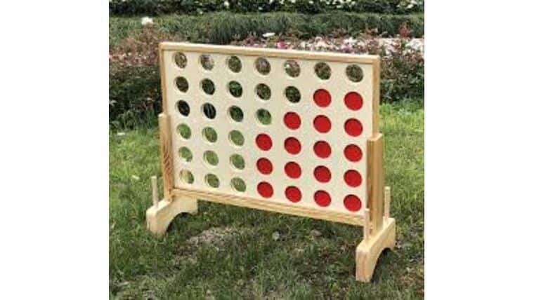 Giant Wood Connect 4 Game | Rental