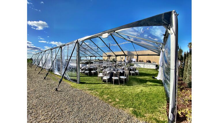 40′ x 60′ Keder Tent – Clear/Black | Rental 40′ x 60′ Keder Tent – Clear/Black | Rental