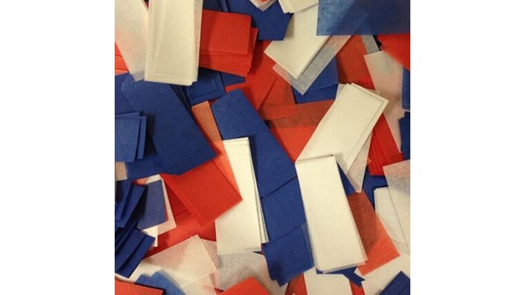Red/White/Blue Tissue Confetti – Bulk (Purchase Per-Pound) | Rental Red/White/Blue Tissue Confetti – Bulk (Purchase Per-Pound) | Rental
