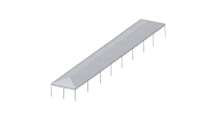 30′ x 80′ Frame Tent | White | Rental