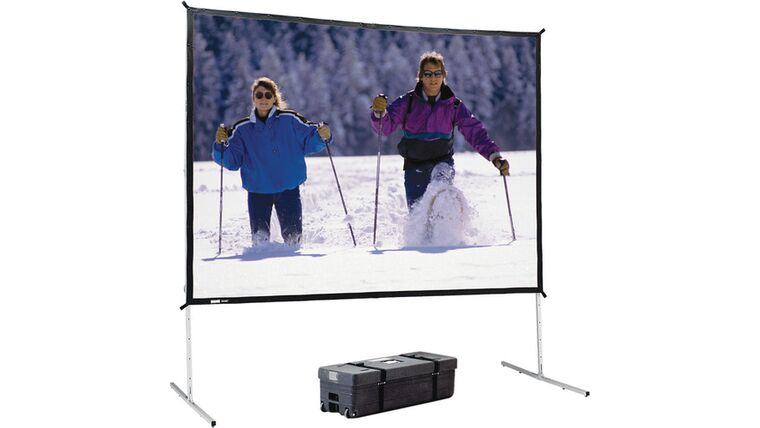 7.5′ x 10′ Fast Fold 4:3 Projection Screen | Rental