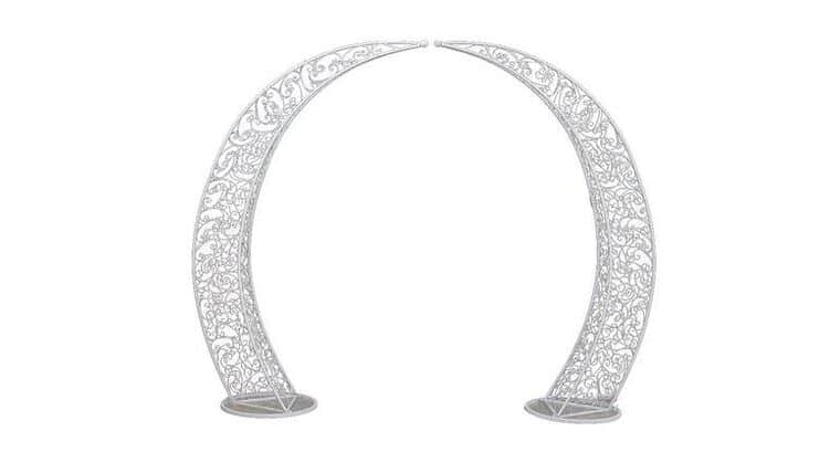 Half Moon Arch – White | Rental