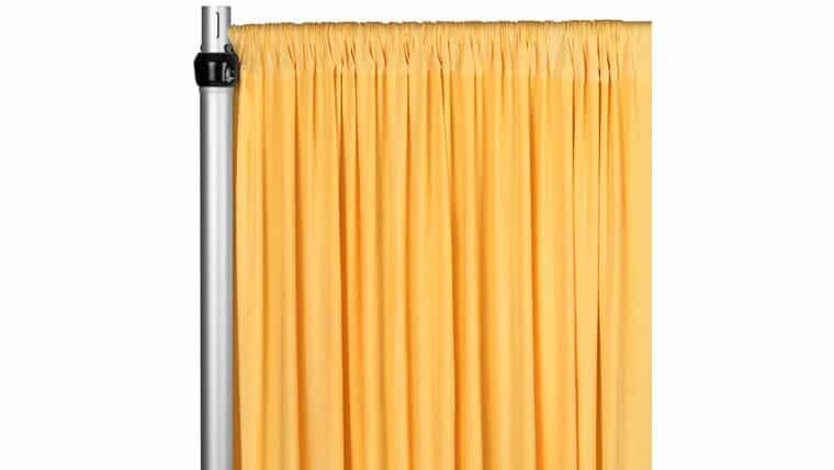 Spandex 4-way Stretch Drape Curtain 12ft H x 60" W - Canary Yellow | Rental
