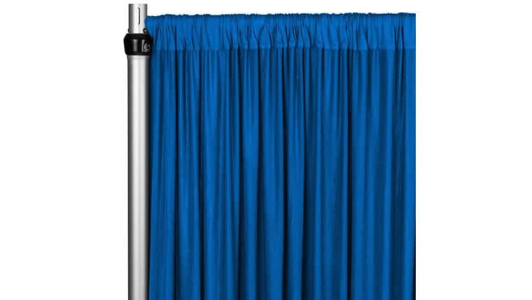 Spandex 4-way Stretch Drape Curtain 16ft H x 60" W - Royal Blue | Rental