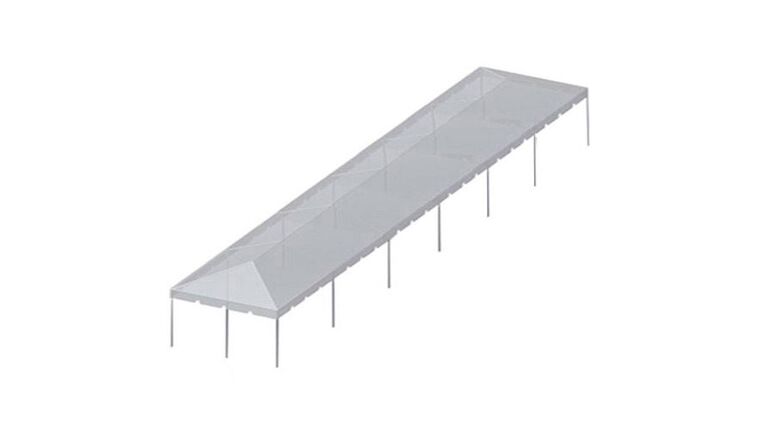 20′ x 60′ Frame Tent | White | Rental