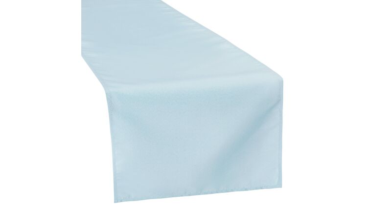 Polyester Table Runner – Baby Blue | Rental