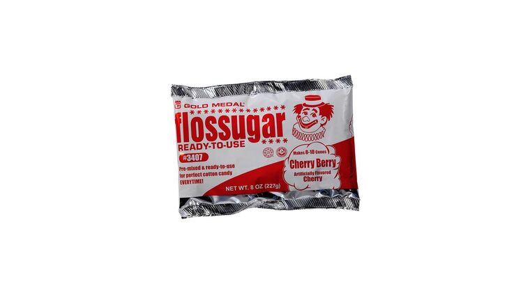 Cotton Candy – Cherry Berry (Cherry) 8-oz. Flossugar Pouches | Rental