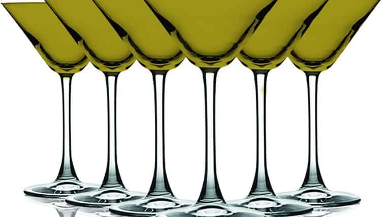 Martini Glass – Amber Top Accent 10 oz Martini/Cocktail Wine Glasses – Set of 6 by TableTop King – Additional Vibrant Colors Available | Rental Martini Glass – Amber Top Accent 10 oz Martini/Cocktail Wine Glasses – Set of 6 by TableTop King – Additional Vibrant Colors Available | Rental