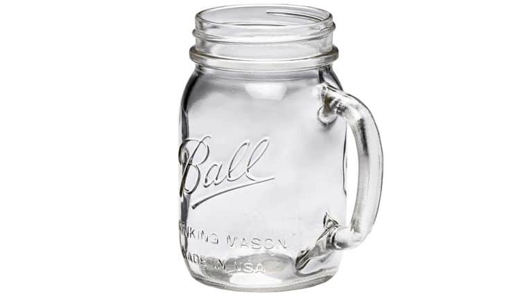 Mason Jar – 16 oz. w/Handle – Glass | Rental
