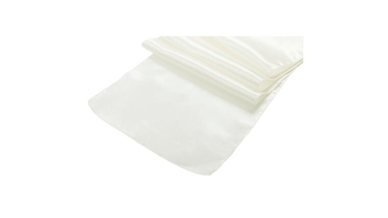 Satin Table Runner – Ivory | Rental Satin Table Runner – Ivory | Rental