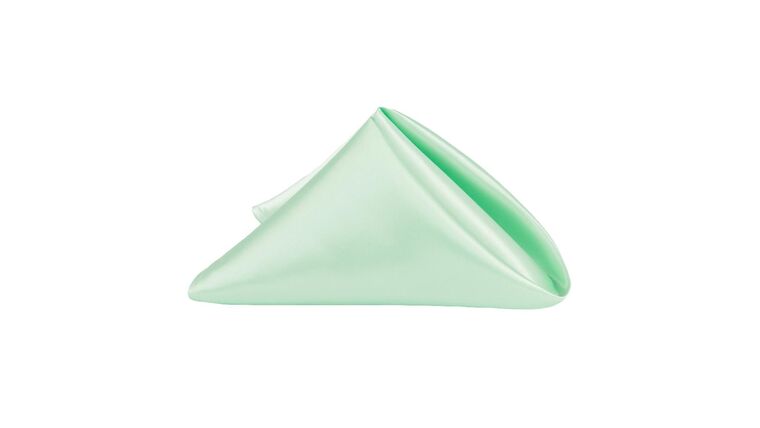 Satin Napkin 20″x20″ – Mint Green | Rental