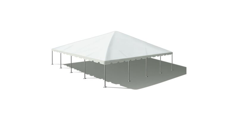40′ x 40′ Frame Tent | White | Rental
