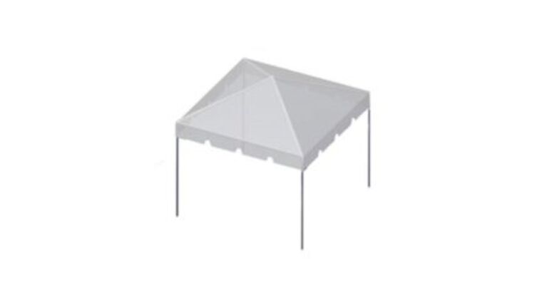 10′ x 10′ Frame Tent | White | Rental