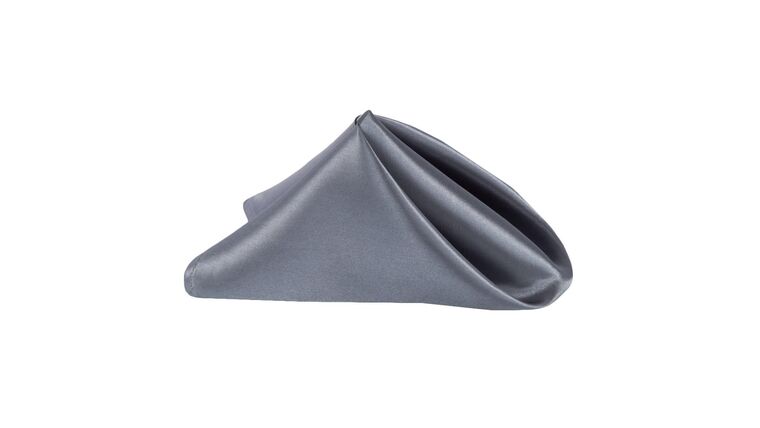 Satin Napkin 20″x20″ – Pewter | Rental