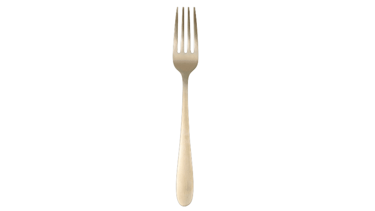 Byram Champagne Satin Salad Fork | Rental