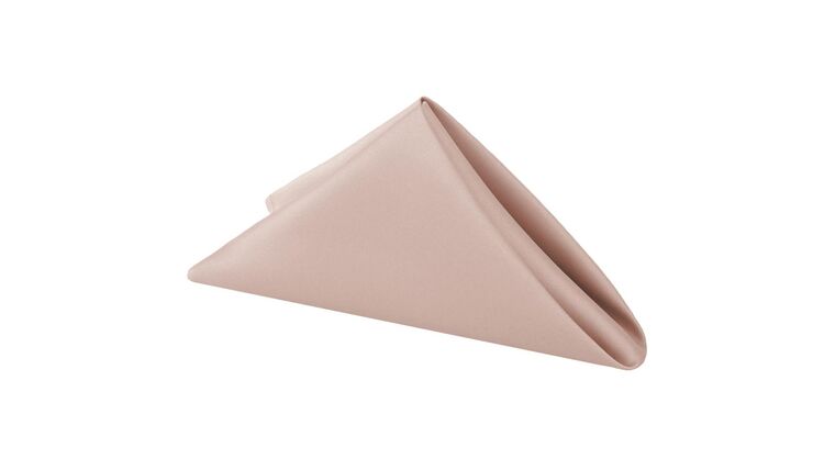 Lamour Satin Napkin 20″x20″ – Taupe | Rental