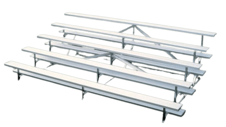 5 Row Portable Aluminum Bleacher (Seats 50*) – 15′ | Rental 5 Row Portable Aluminum Bleacher (Seats 50*) – 15′ | Rental