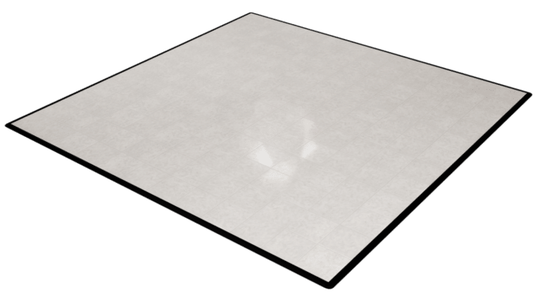 12′ x 12′ White Marble Dance Floor | Rental
