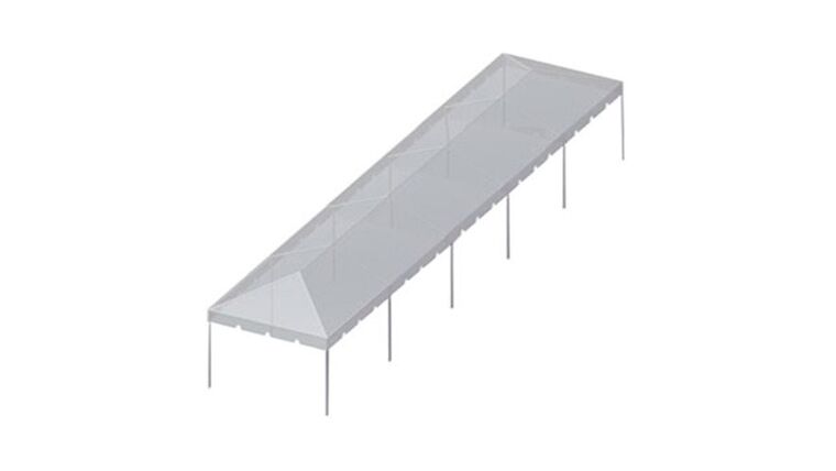 15′ x 50′ Frame Tent | White | Rental