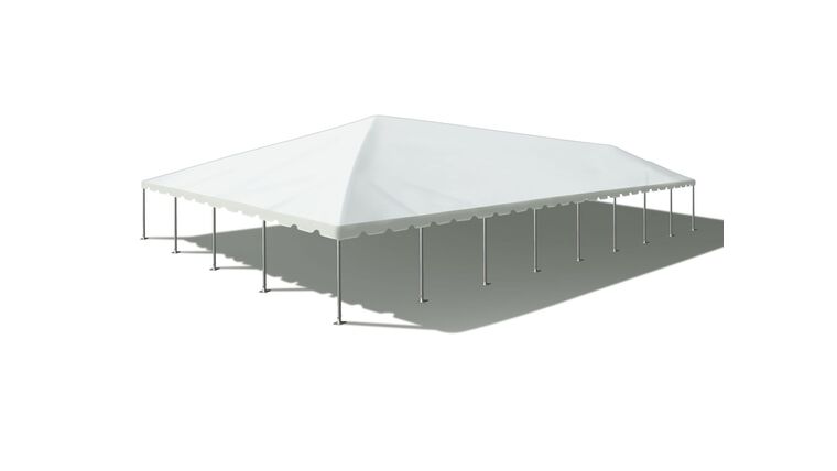 40′ x 80′ Frame Tent | White | Rental