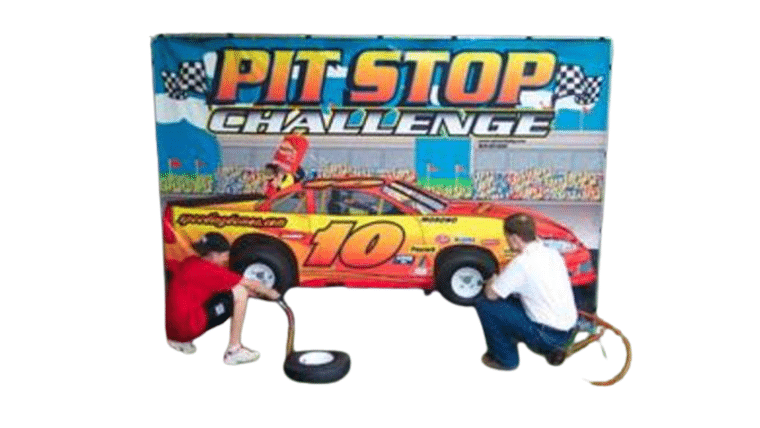Nascar Pit Stop Challenge Carnival Game | Rental