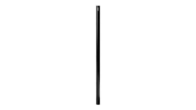3′ x 1.5″ D Standard 1 Piece Upright Pipe & Drape Pole – Black | Rental