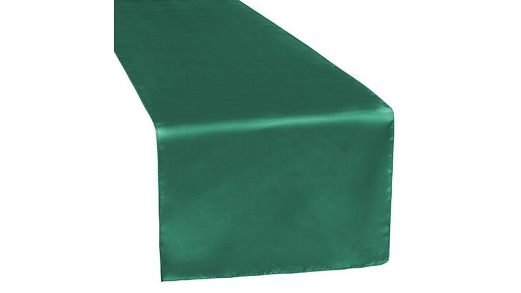 Satin Table Runner – Emerald Green | Rental