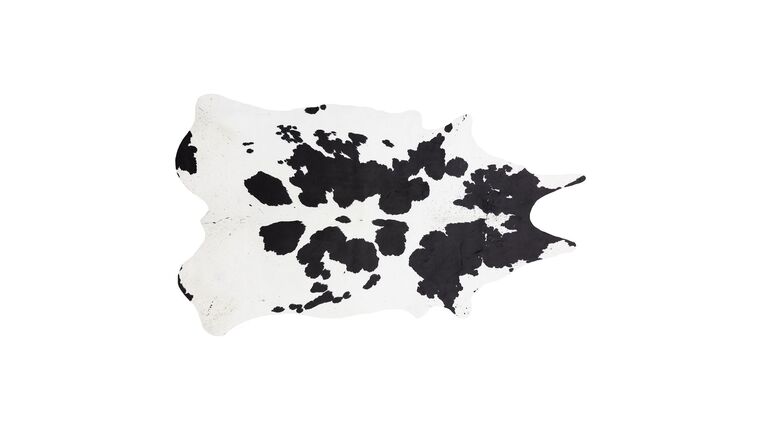 Faux Cowhide Rug | 2’6″ x 4’2″ | Black/White | Rental