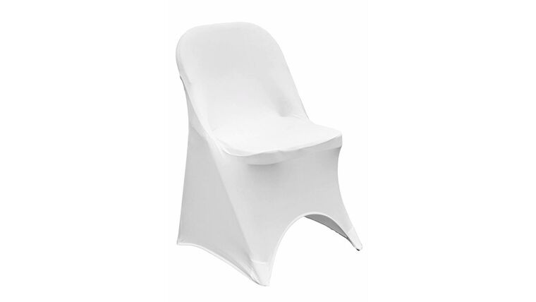 Spandex Folding Chair Cover – White | Rental Spandex Folding Chair Cover – White | Rental