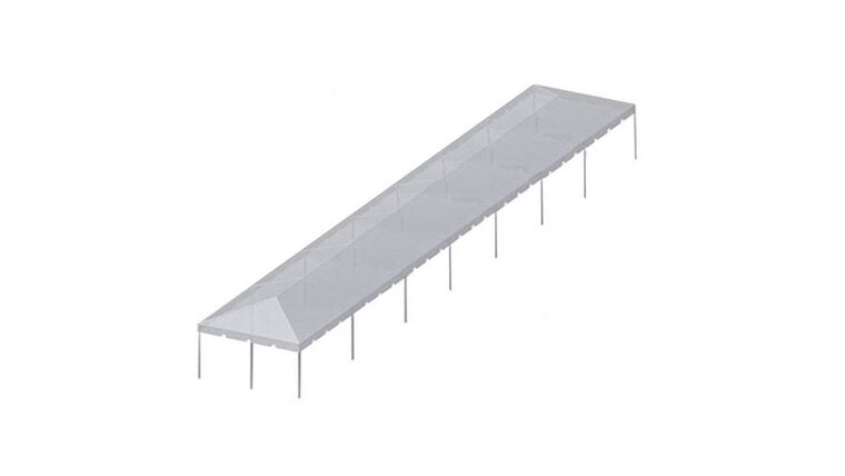 30′ x 70′ Frame Tent – White | Rental