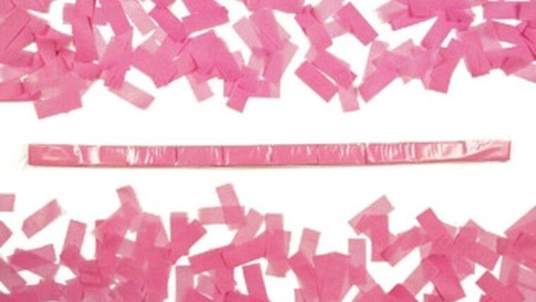 Pink Tissue Confetti Sleeve | Rental Pink Tissue Confetti Sleeve | Rental