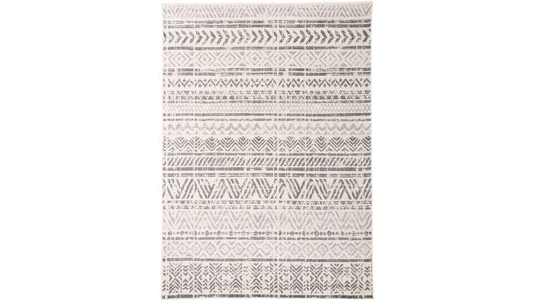 Geometric Bohemian Design Area Rug | 5′ x 7′ | Gray | Rental Geometric Bohemian Design Area Rug | 5′ x 7′ | Gray | Rental