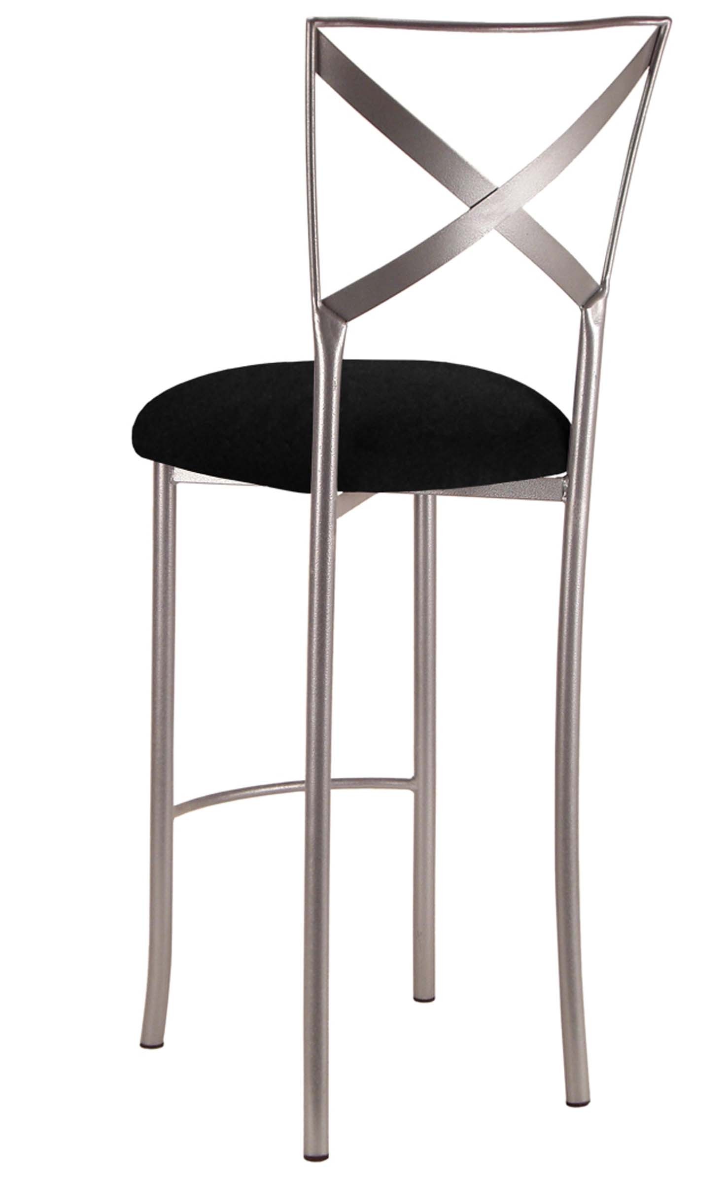 Simply X Barstool with Black Suede Cushion – Chameleon Chair Collection | Rental Simply X Barstool with Black Suede Cushion – Chameleon Chair Collection | Rental