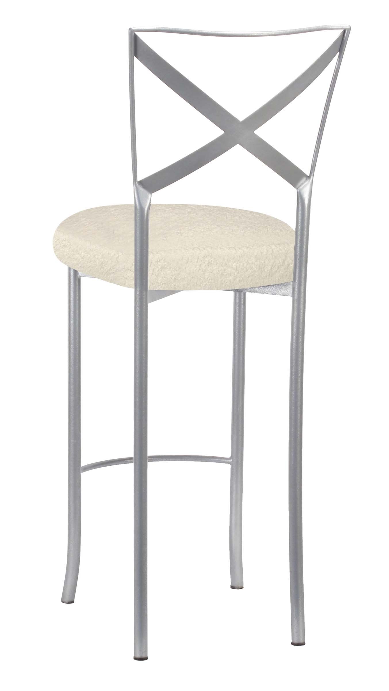 Simply X Barstool with Ivory Boucle Cushion – Chameleon Chair Collection | Rental Simply X Barstool with Ivory Boucle Cushion – Chameleon Chair Collection | Rental