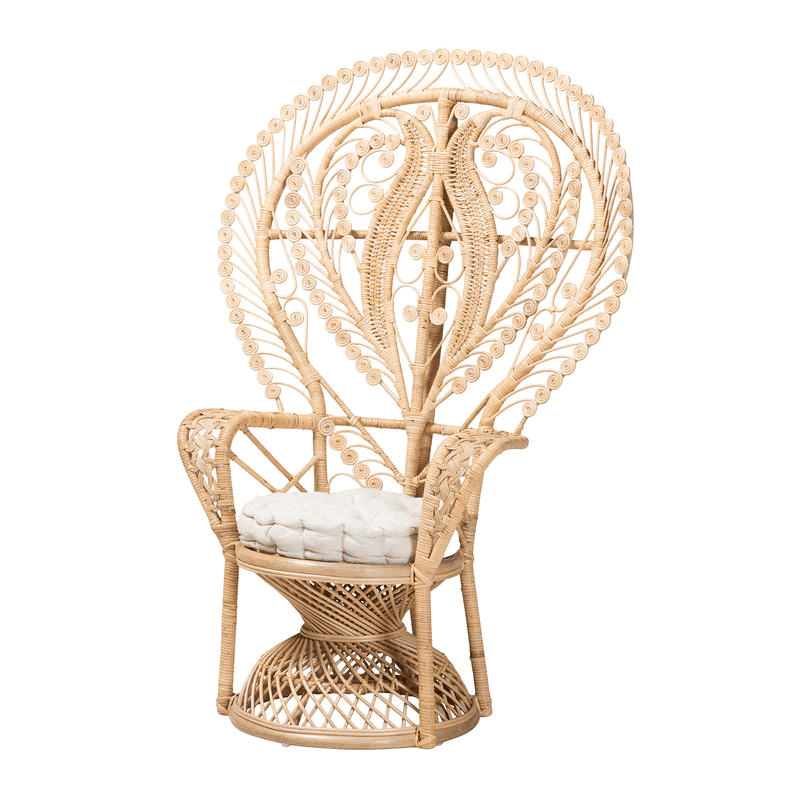 Adult Feather Whimsical Peacock Chair | Rental Adult Feather Whimsical Peacock Chair | Rental