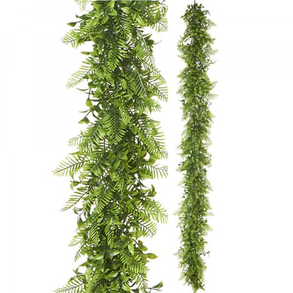 Decostar™ Artificial Mixed Greenery Garland – Style B – 62″ Long | Rental