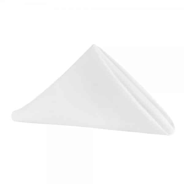 Decostar™ Economy Polyester Napkin 17″ 6pc/pack – White | Rental