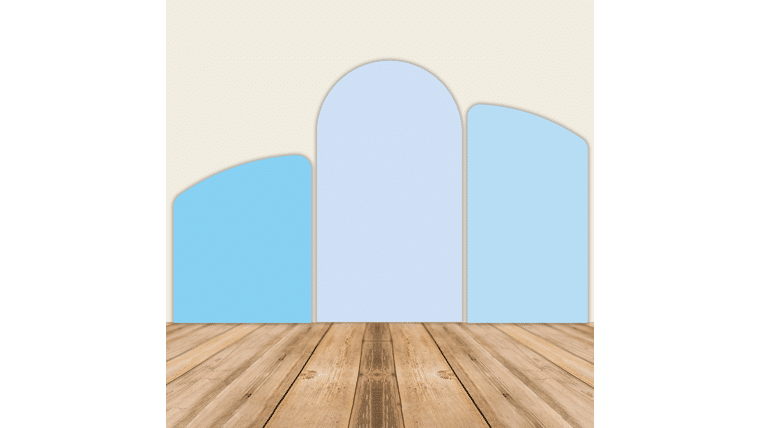 Blue Half Arch Backdrop | Rental Blue Half Arch Backdrop | Rental