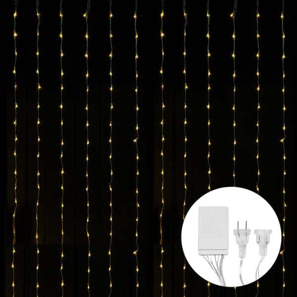 Decostar™ Waterfall Backdrop Lights ” 600 LED 12′ x 8′ ” Warm White | Rental Decostar™ Waterfall Backdrop Lights ” 600 LED 12′ x 8′ ” Warm White | Rental