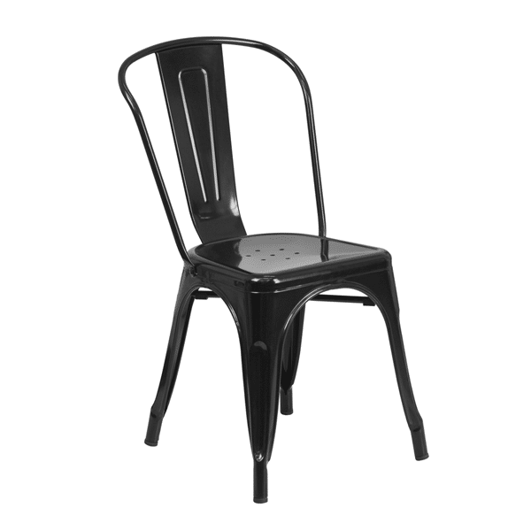 Indoor / Outdoor Stacking Chair – Black | Rental Indoor / Outdoor Stacking Chair – Black | Rental