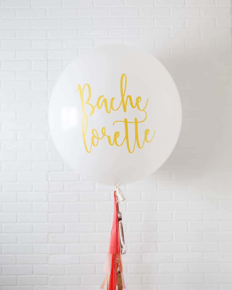 Rosé Bubbles – Bachelorette Giant Balloon with Tassel | Rental