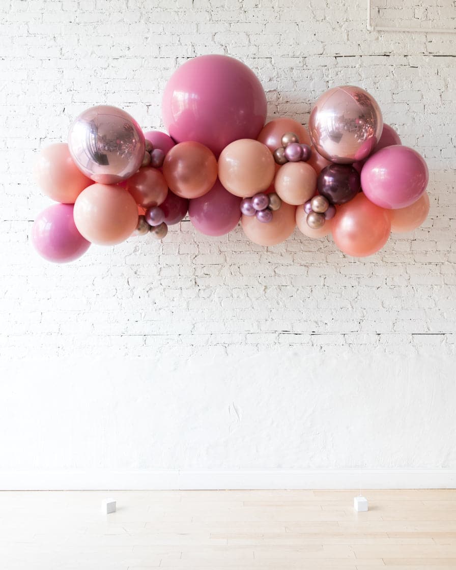 Berry Blush – Floating Balloon Arch – 5ft | Rental