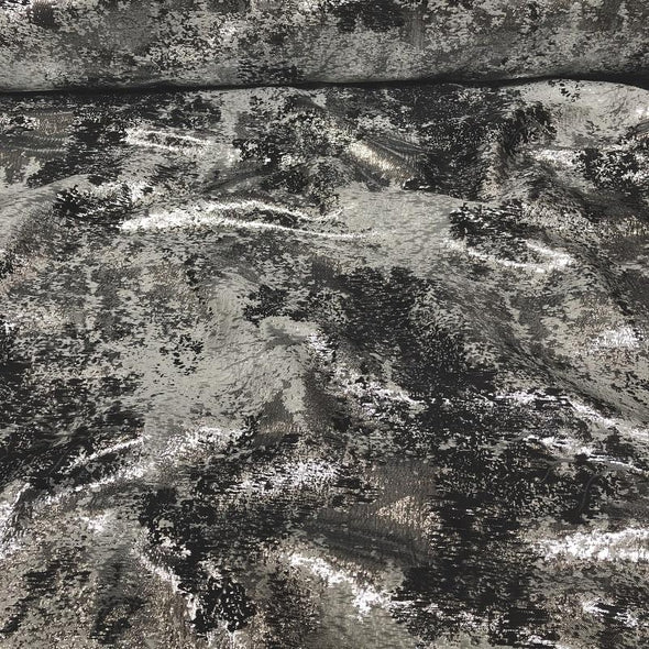 Cascade Jacquard Wholesale Fabric in Black and Silver | Rental Cascade Jacquard Wholesale Fabric in Black and Silver | Rental