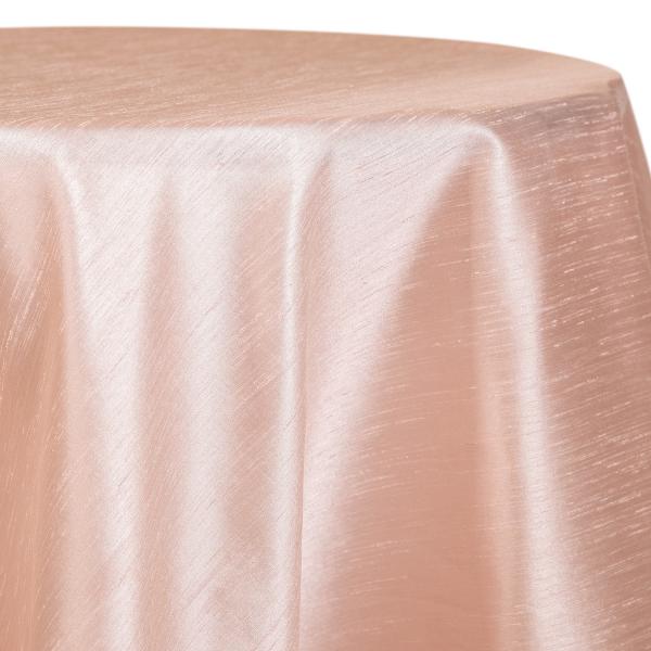 Blush – Shantung Satin “Capri” Tablecloth – Many Size Options | Rental Blush – Shantung Satin “Capri” Tablecloth – Many Size Options | Rental