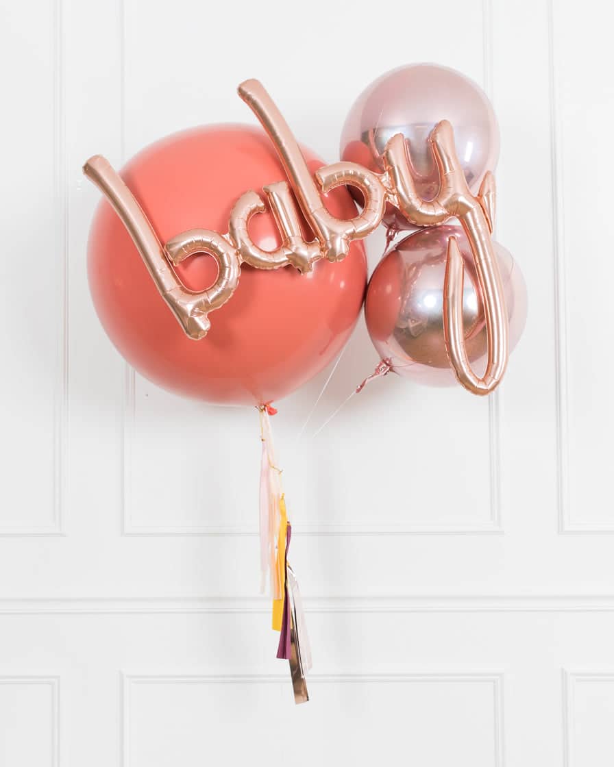 Boho Rainbow – Giant BABY Bouquet with Half-Tassel | Rental