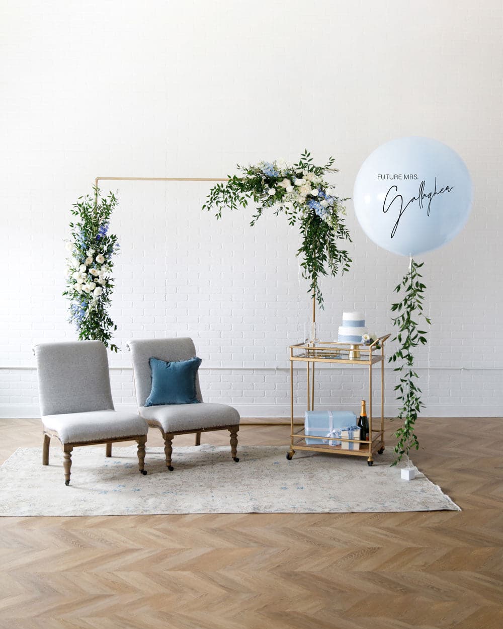 Provence – The Brigitte Personalized Set with Floral | Rental