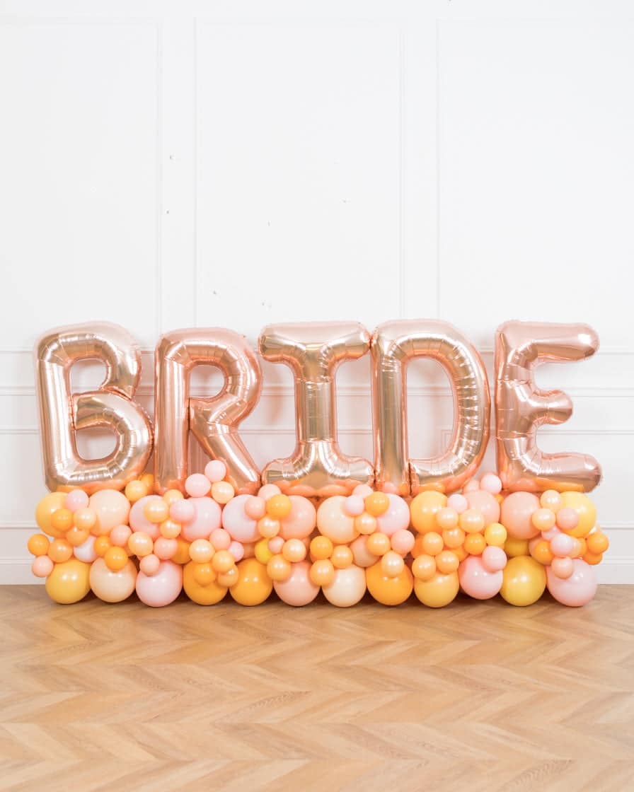 Citrus – BRIDE Balloon Pedestal – 4ft | Rental