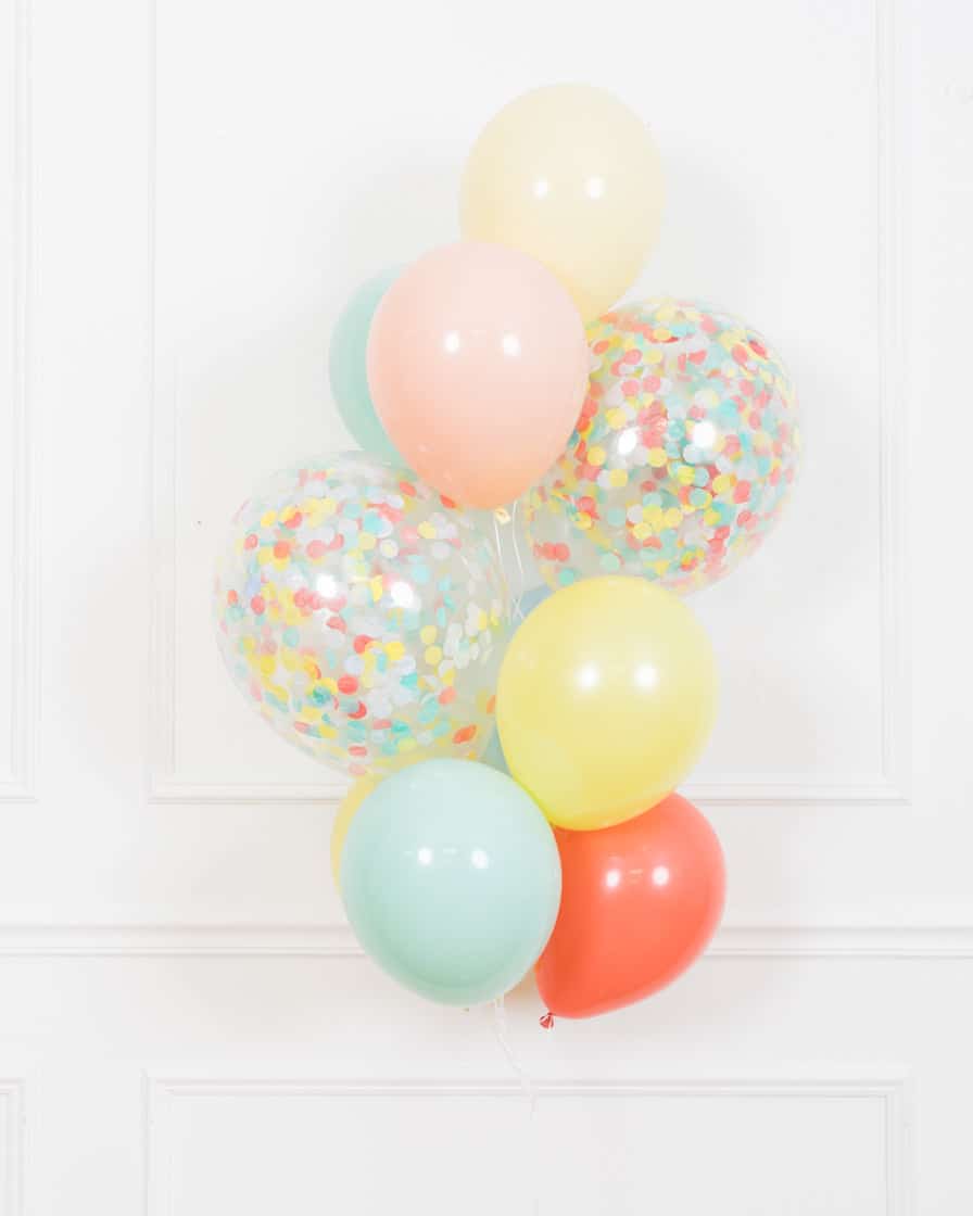 Office Baby Shower – Confetti and 11in Bouquet of 10 | Rental Office Baby Shower – Confetti and 11in Bouquet of 10 | Rental