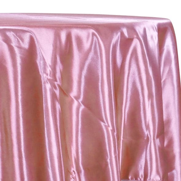 Bridal Satin Table Linen in Dusty Rose 317 | Rental Bridal Satin Table Linen in Dusty Rose 317 | Rental